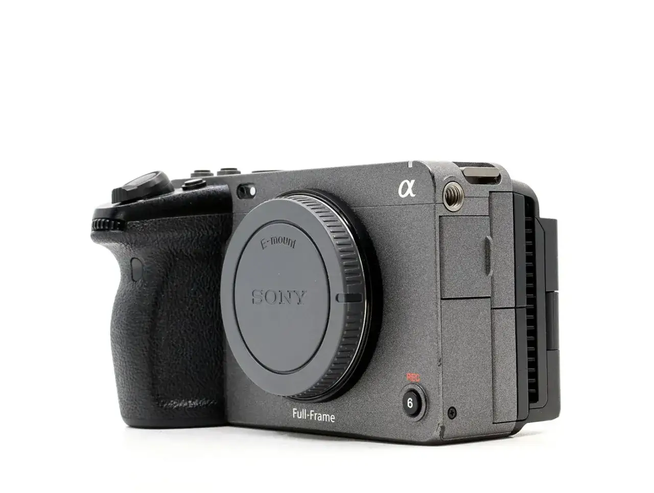 Kompaktowy aparat Sony FX3 z mocowaniem E-mount i oznaczeniem